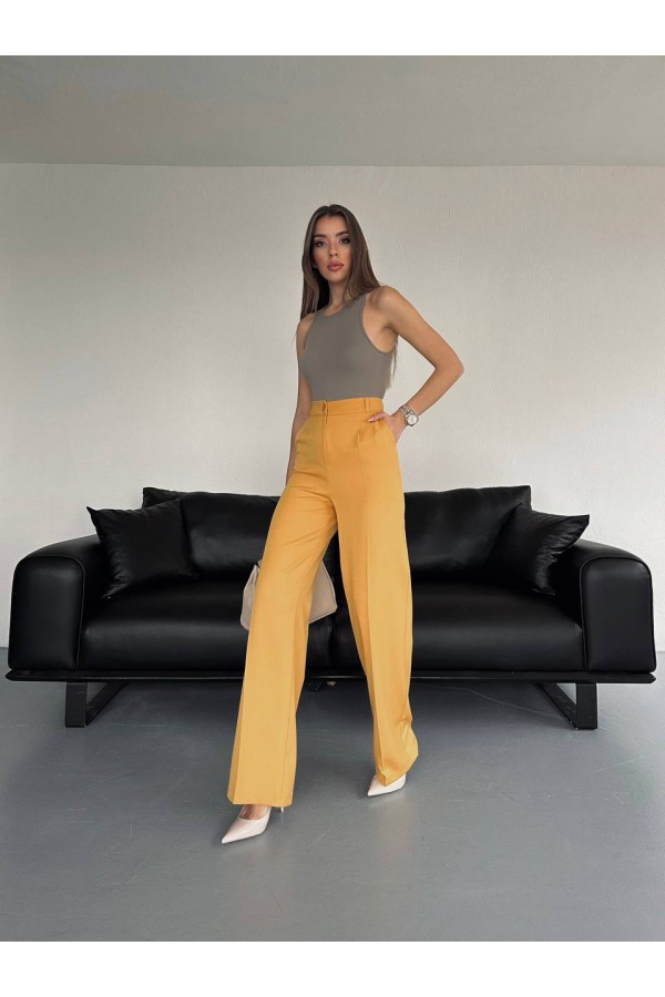 146111 yellow TROUSERS