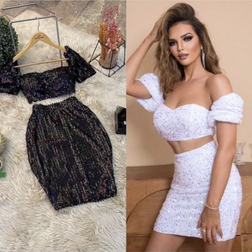 146285 TOPTAN SİYAH ETEK TAKIM 146285 TOPTAN SİYAH ETEK TAKIM toptan bayan giyim