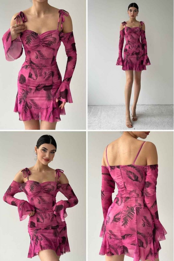 146313 patterned DRESS