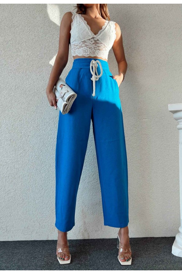 146426 blue TROUSERS