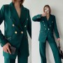 146902 TOPTAN ZÜMRÜT YEŞİL PANTOLON TAKIM 146902 TOPTAN ZÜMRÜT YEŞİL PANTOLON TAKIM toptan bayan giyim