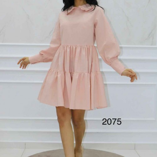 147441 TOPTAN PUDRA ELBİSE 147441 TOPTAN PUDRA ELBİSE toptan bayan giyim