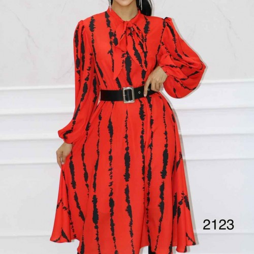 147456 TOPTAN KIRMIZI ELBİSE toptan bayan giyim