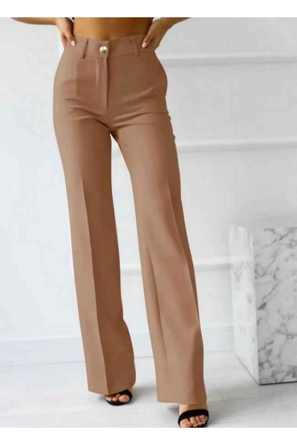 147692 camel TROUSERS