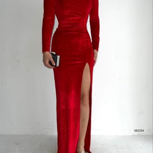 148008 TOPTAN KIRMIZI ELBİSE 148008 TOPTAN KIRMIZI ELBİSE toptan bayan giyim