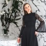 148115 TOPTAN SİYAH ELBİSE toptan bayan giyim