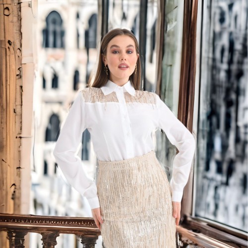 148121 TOPTAN BEYAZ ELBİSE toptan bayan giyim