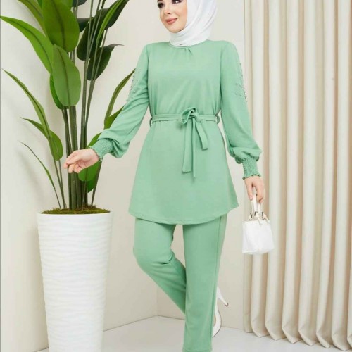 148753 TOPTAN MİNT PANTOLON TAKIM 148753 TOPTAN MİNT PANTOLON TAKIM toptan bayan giyim