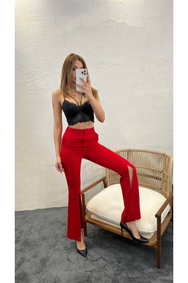 148829 red TROUSERS