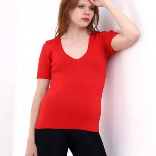 148959 TOPTAN KIRMIZI BLUZ 148959 TOPTAN KIRMIZI BLUZ toptan bayan giyim