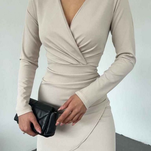 149201 TOPTAN BEJ ELBİSE toptan bayan giyim