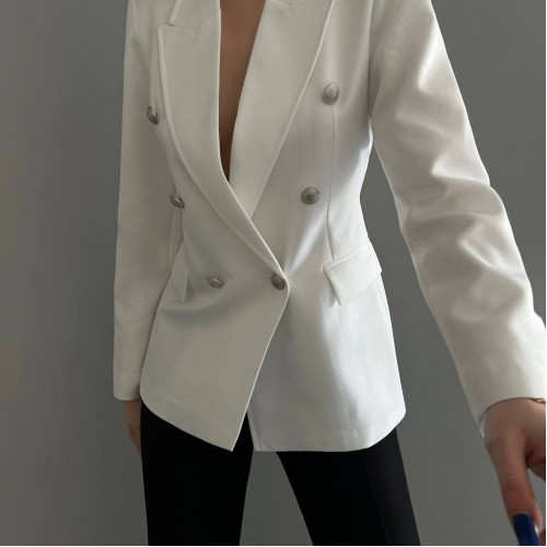 149226 TOPTAN BEYAZ CEKET 149226 TOPTAN BEYAZ CEKET toptan bayan giyim