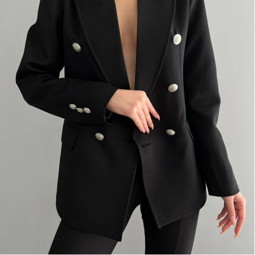 149227 TOPTAN SİYAH CEKET 149227 TOPTAN SİYAH CEKET toptan bayan giyim