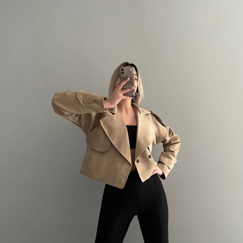 149243 TOPTAN BEJ CEKET toptan bayan giyim