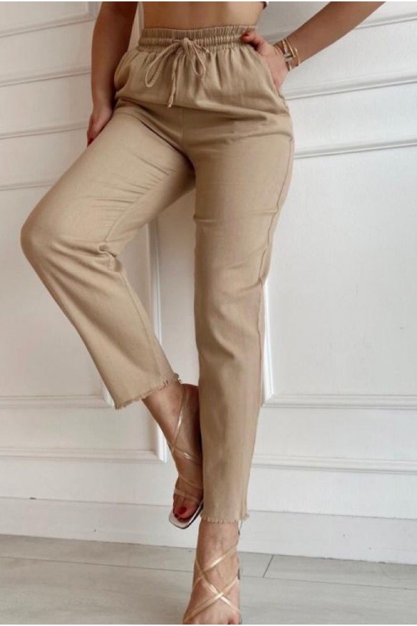 149996 camel TROUSERS