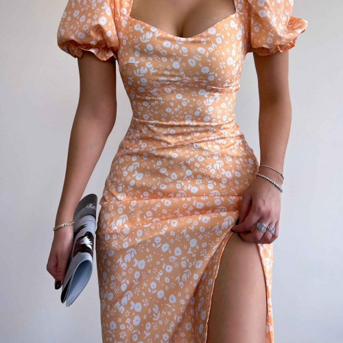 150339 TOPTAN DESENLİ ELBİSE toptan bayan giyim