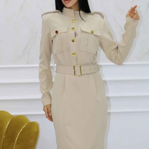 152067 TOPTAN BEJ ELBİSE toptan bayan giyim