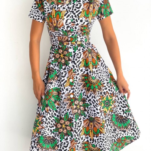 152482 TOPTAN DESENLİ ELBİSE 152482 TOPTAN DESENLİ ELBİSE toptan bayan giyim