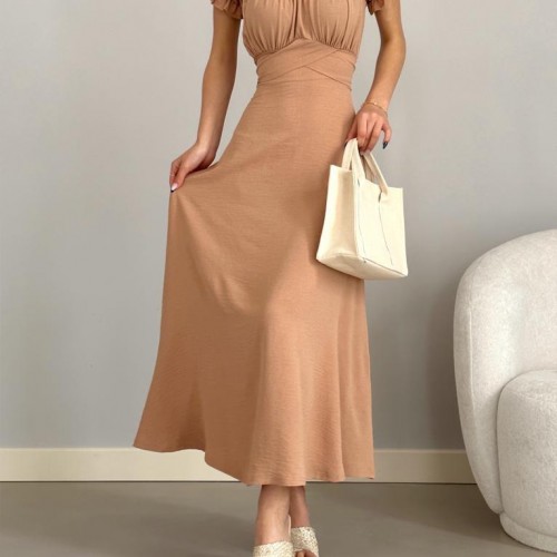 152792 TOPTAN CAMEL ELBİSE 152792 TOPTAN CAMEL ELBİSE toptan bayan giyim