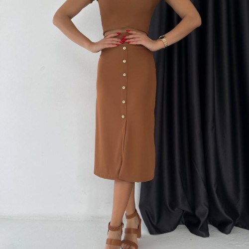 152815 TOPTAN KAHVE ETEK TAKIM toptan bayan giyim