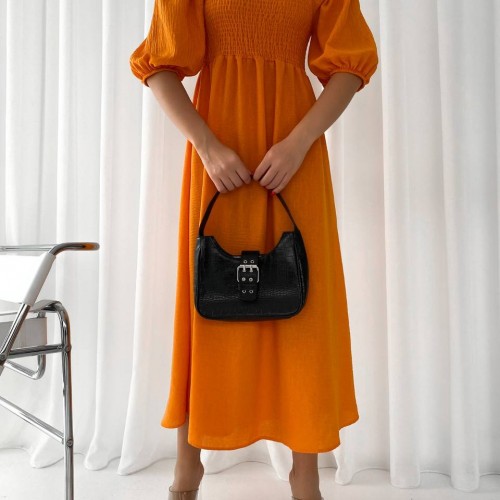 152849 TOPTAN TURUNCU ELBİSE 152849 TOPTAN TURUNCU ELBİSE toptan bayan giyim