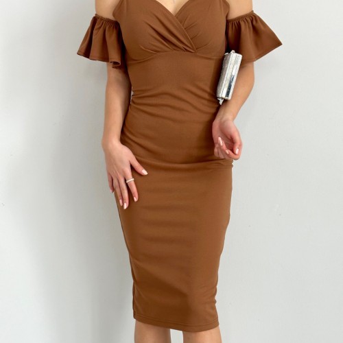 152972 TOPTAN TABA ELBİSE 152972 TOPTAN TABA ELBİSE toptan bayan giyim