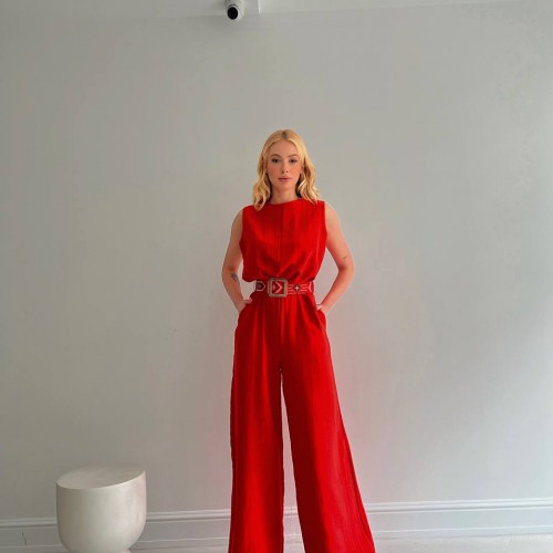 153004 TOPTAN KIRMIZI ELBİSE 153004 TOPTAN KIRMIZI ELBİSE toptan bayan giyim