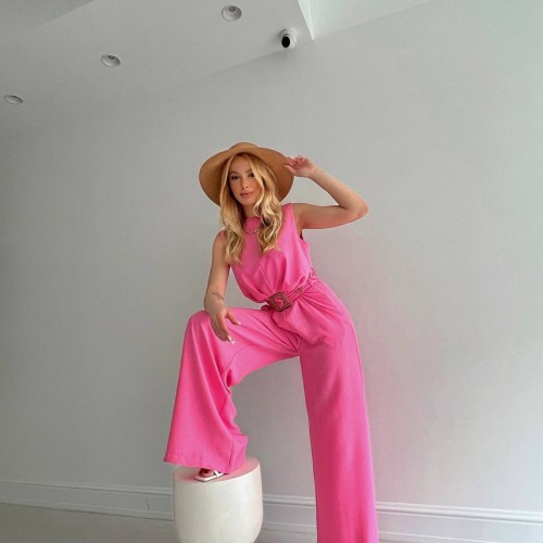 153006 TOPTAN PEMBE ELBİSE toptan bayan giyim