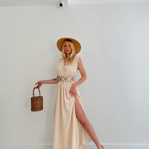 153019 TOPTAN BEJ ELBİSE toptan bayan giyim