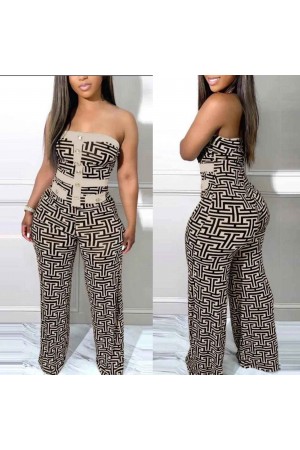 153185 patterned OVERALLS