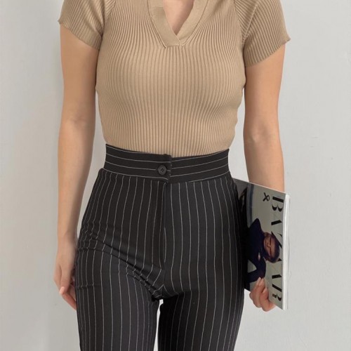 153294 TOPTAN VİZON BLUZ 153294 TOPTAN VİZON BLUZ toptan bayan giyim