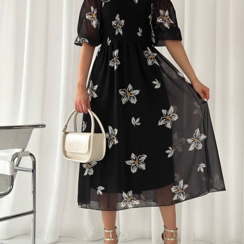 153326 TOPTAN DESENLİ ELBİSE 153326 TOPTAN DESENLİ ELBİSE toptan bayan giyim