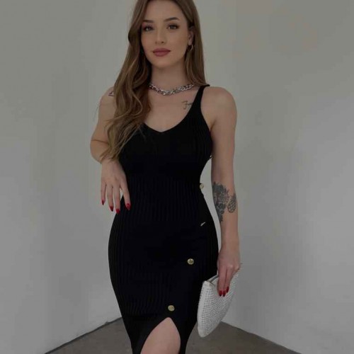 153593 TOPTAN SAKS ELBİSE 153593 TOPTAN SAKS ELBİSE toptan bayan giyim