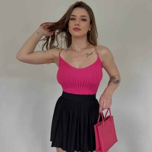 153608 TOPTAN FUŞYA BLUZ toptan bayan giyim