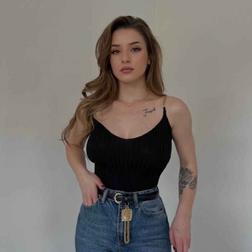 153610 TOPTAN SİYAH BLUZ toptan bayan giyim