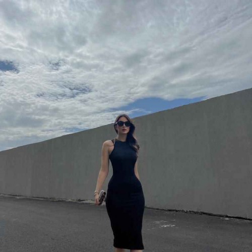 153615 TOPTAN SİYAH ELBİSE toptan bayan giyim