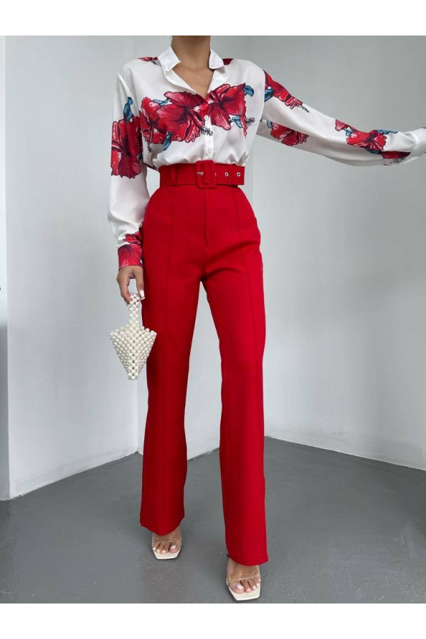 153768 red TROUSERS