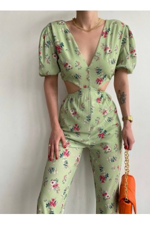 153962 patterned OVERALLS