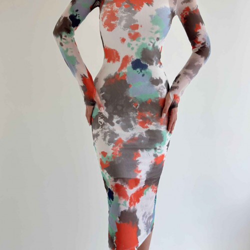 154196 TOPTAN DESENLİ ELBİSE 154196 TOPTAN DESENLİ ELBİSE toptan bayan giyim