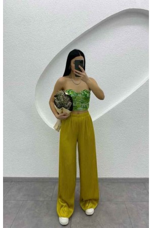 154498 yellow TROUSERS