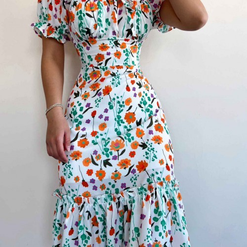 154861 TOPTAN ÇİÇEK DESENLİ ELBİSE 154861 TOPTAN ÇİÇEK DESENLİ ELBİSE toptan bayan giyim