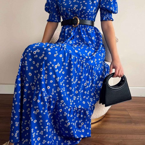 154866 TOPTAN DESENLİ ELBİSE 154866 TOPTAN DESENLİ ELBİSE toptan bayan giyim