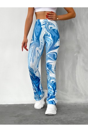 155274 patterned TROUSERS