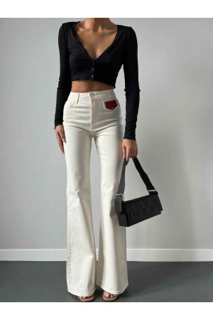 155834 white TROUSERS
