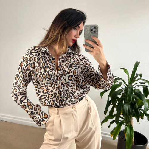 155947 TOPTAN DESENLİ GÖMLEK toptan bayan giyim