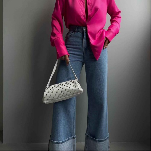 156080 TOPTAN PEMBE GÖMLEK toptan bayan giyim