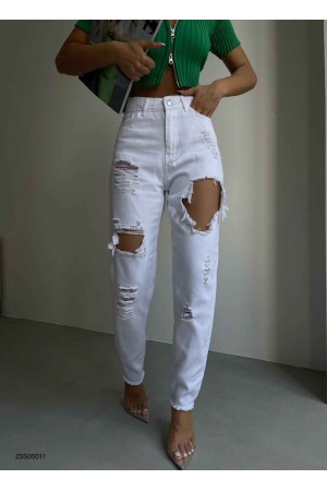 156088 white TROUSERS