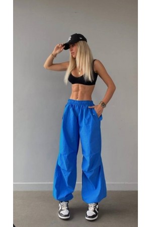 156283 blue TROUSERS