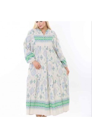 156384 patterned DRESS