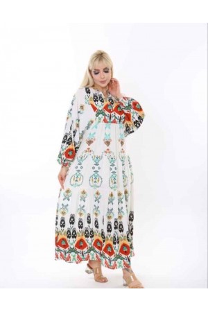 156392 patterned DRESS